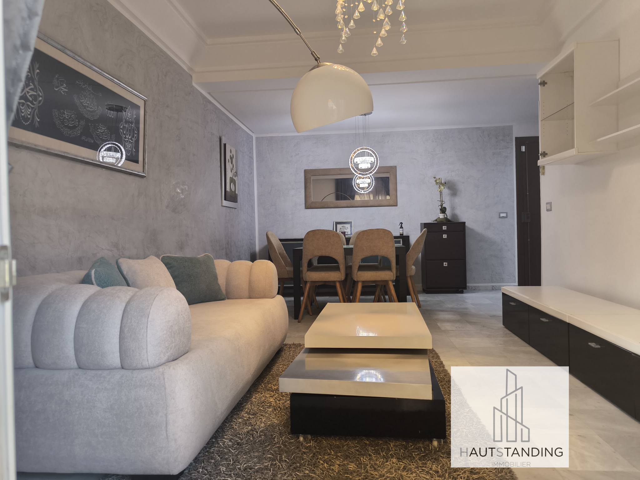 Appartement de Prestige - Très Haut Standing de type S+3 richement meublé à louer Sousse